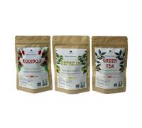 Pack 3 Infusions Bio Chanvre ""SÉRÉNITÉ"", Fleurs de Chanvre CBD (25%), 3 Sachets de 40g net, env. 20 infusions / Sachet.