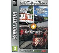 PACK 3 JEUX SIMULATOR Vol.4 : Ambulance + Transport routier + Fret ferroviaire