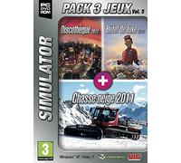 PACK 3 JEUX SIMULATOR Vol.5 : Discothèque + Hôtel de luxe + Chasse neige
