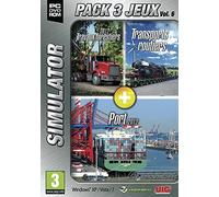 PACK 3 JEUX SIMULATOR Vol.6 : Bûcheron + Transports routiers + Port