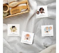 Pack 3 lots de cartes bébé signe - Happy | 7 cartes pour apprendre à bébé à exprimer ses besoins et émotions | décoration pour la chambre de bébé