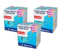 Pack 3 mois traitement Mareva REV-AQUA 4 en 1 piscine 18 à 30m³