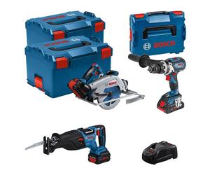 Pack 3 outils 18v (2x4.0 Ah / 1x5.5 Ah) Bosch 0615990N38