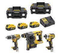 Pack 3 outils DEWALT DCK368P3T 18V Li-Ion (3 x 5,0 Ah)