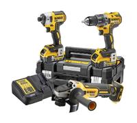 Outil multifonction et mini-outil De Walt Dewalt - pack de 3 machines 18v 5ah li-ion dcd796 + dcg405 + dcf887 - dck384p2t