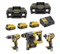 Pack 3 outils DEWALT DCK368P3T 18V Li-Ion (3 x 5,0 Ah)