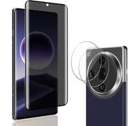 Pack 3 Pièces Pour Oppo Find X7 Ultra : 1 Film Confidentialité Anti-Espion + 2 Protections Lentille Caméra - Protection Écran Et Objectifs