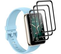 Pack 3 Protections D'écran Pet Ultra-Fines (0,3 Mm) Pour Xiaomi Smart Band 7 Pro ¿ Couverture 3d Intégrale, Anti-Bulles, Anti-Traces, Haute Définition