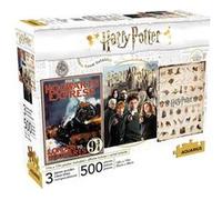 Pack 3 puzzles Movie Poster 500 pièces - Harry Potter G
