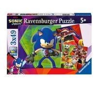 Pack 3 puzzles x 49 pièces Ravensburger Les aventures de Sonic Prime E