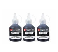 Pack 3 Recharge encre BT5000 BT6000 BTD60 compatible pour Brother Noir Haute capacité 100 ml
