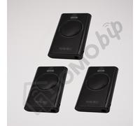Pack 3 télécommandes FAAC XT2 433 SLH noir portails motorisés 433,92 Mhz