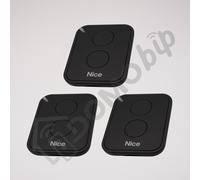 Pack 3 télécommandes Nice FLO2RE pour portails et garages motorisés 433,92 Mhz