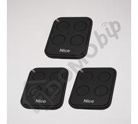 Pack 3 télécommandes Nice FLO4RE pour portails et garages motorisés 433,92 Mhz