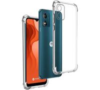 Pack 3 : Verre Trempé + Coque Gel Anti-Choc Transparente Pour Motorola Moto E13 - Ultra Fine 0,33 Mm, Coins Renforcés, Tpu Haute Résistance