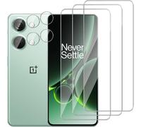 Pack 3 Verres Trempés + 3 Protections Caméra Pour Oneplus Nord 3 ¿ 9h, 0,33 Mm Ultra Clair Anti¿Rayures Sans Bulles Haute Sensibilité