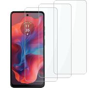 Pack 3 Verres Trempés Pour Motorola Moto G04/G04s/G24 Power/G24/E14 - Transparent 9h Haute Dureté, Anti-Rayures, 99,9% De Clarté + Kit D'installation