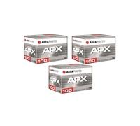 Pack 3 x Pellicule Agfaphoto APX100 Professionnel 135-36 B&W