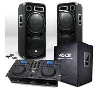 Pack 3000W 18215 Caisson bi-amplifié + Table GEMINI CDM4000