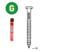 PACK 34° 40X50 ANNELÉES GALVA + 2 GAZ - ASLAFIX - P3440506