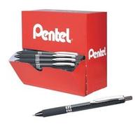 Pack 36+12 stylos OH! Gel noir - Noir - Pentel G