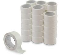 Waytex Pack de 36 rouleaux de Ruban Adhésif d'Emballage Pro BLANC 66m x 50mm, Silencieux, en Polypropylène épaisseur 50 microns