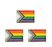 Pack 3PCS/5PCS/10PCS Progress Pride Lapel Pins Brooches Badges