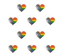 Pack 3PCS/5PCS/10PCS Progress Pride Lapel Pins Brooches Badges