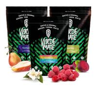 Pack 3x400g Yerba Maté Verde Mate Green - Fantasy, Rainbow, Spring | Pack de 3x400g de yerba maté brésilien Verde Mate Green, mélanges fruités et floraux pour des saveurs variées et uniques