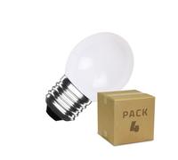 Pack 4 Ampoules LED E27 3W G45 Blanche Blanc
