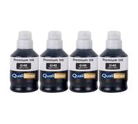 Pack 4 Bouteilles encre GI-40 GI-41 GI-490 Noir compatible pour Canon Haute capacité 135ml