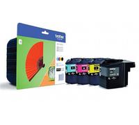 PACK 4 CARTOUCHE BROTHER NOIR LC129xl + JAUNE MAGENTA CYAN LC125xl / lc129 noire