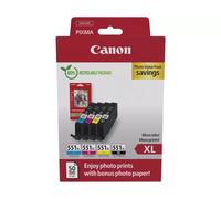 Canon CLI-551XL C/M/Y/BK Photo pack - 4 couleurs - Cartouche d'encre - Grande capacité - Multipack