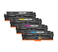 Pack 4 Cartouche Toner W2190X W2191X W2192X W2193X W2190A W2191A W2192A W2193A 219X 219A Compatible pour HP LaserJet Pro 3202dn 3202dng Noir Cyan Magenta Jaune Haute capacité avec puce 3200 2500 pages