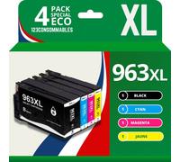 Pack 4 cartouches compatible avec HP 963XL