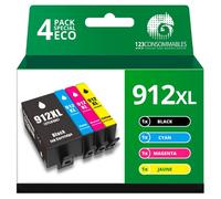 Pack 4 cartouches compatibles avec HP 912XL