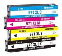 Pack 4 Cartouches compatibles HP 970/971XL - 123CONSOMMABLES