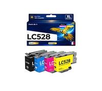 Pack 4 Cartouches Générique LC528 Multicolor 6000 pages compatible Brother MFC J6760DW, J6960DW, J6975DW, J6977DW