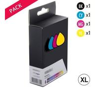 Pack 4 Cartouches Noires et Couleurs générique compatible Epson 27XL - Reveil (C13T27154010)