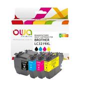 OWA Cartouche d'encre compatible BROTHER LC3219XLVAL - K10535OW - Pack de 4 (Noir, Cyan, Magenta, Jaune)