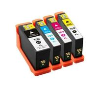 Pack 4 carttouches N°100 XL/Grande capacité/Noir et Couleur/pour imprimante LEXMARK Prospect Pro200 Pro205 S605 S 301 305 400 405 505 600 605 - Plein d'encre