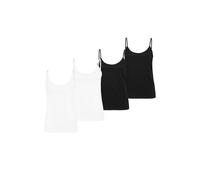 Pack 4 débardeurs femme Jersey ajustables Basic Shirt