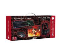 Pack 4 en 1 Drakkar Rogue - Clavier + Casque + Tapis de Souris + Souris
