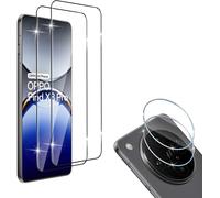 Pack 4-En-1 Pour Oppo Find X8 Pro - 2 Verres Trempés 3d Couverture Totale (0,33 Mm) + 2 Protections Caméra, 9h Hd Anti-Bulles Anti-Rayures, Toucher Ultra-Sensible