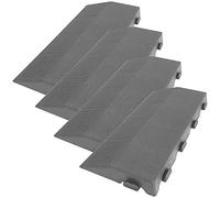 Pack 4 enchères de 39x20,5x4,8 cm Finition mâle, gris au sol du sol