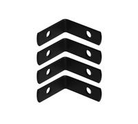 Pack 4 équerres fixation treillage 4x4 cm - Anthracite - Made in France