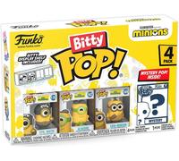 Funko Bitty Pop! Minions - Eye Matie 4PK - Eye, Matie, Cro-Minion, Au Naturel et Une Mini-Figurine Mystère en Surprise - 2.2 Cm - Minions 2 Collectionnable - Étagère Empilable Incluse