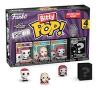 Pack 4 figurines Bitty Pop The Nightmare before Christmas Santa Jack G