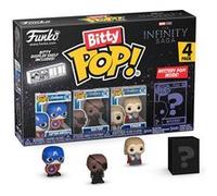 Funko Pack 4 figurines Bitty Pop! Marvel – Captain America, Nick Fury, Thor et figurine mystère
