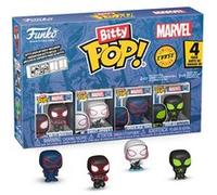 Pack 4 Figurines Funko Bitty Pop Spider-Man Miles Morales E